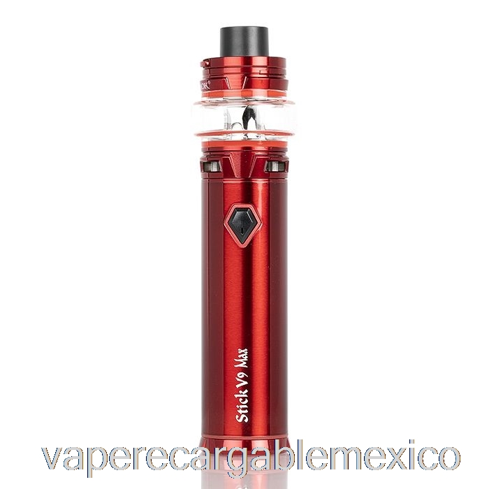 Vape Recargable Smok Stick V9 Y Stick V9 Max 60w Kit De Inicio V9 Max - Rojo